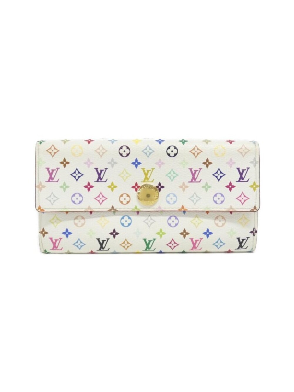 Louis Vuitton Vintage Multicolor Portefeuille Sarah Wallet